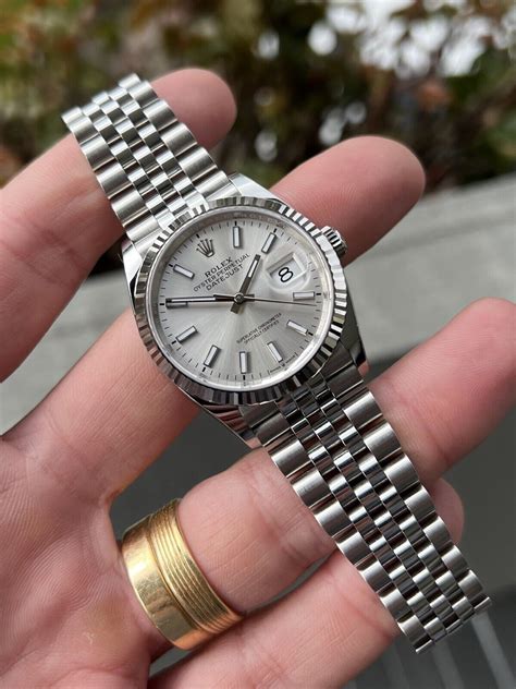 Rolex Datejust 36 mm Ref. 126234Silver Dial Very Good